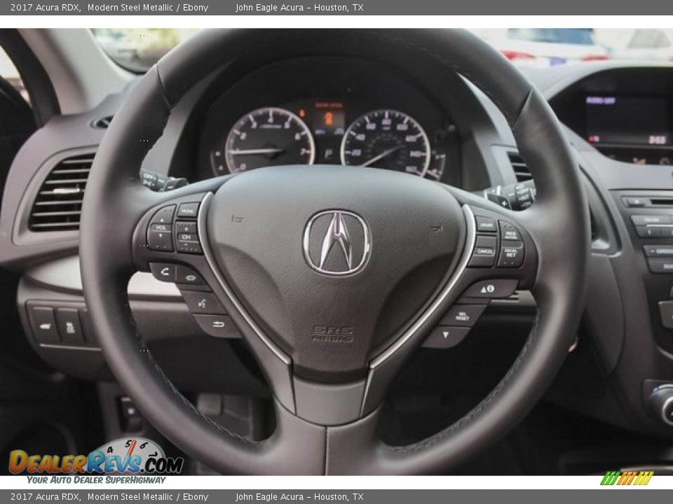 2017 Acura RDX Modern Steel Metallic / Ebony Photo #27