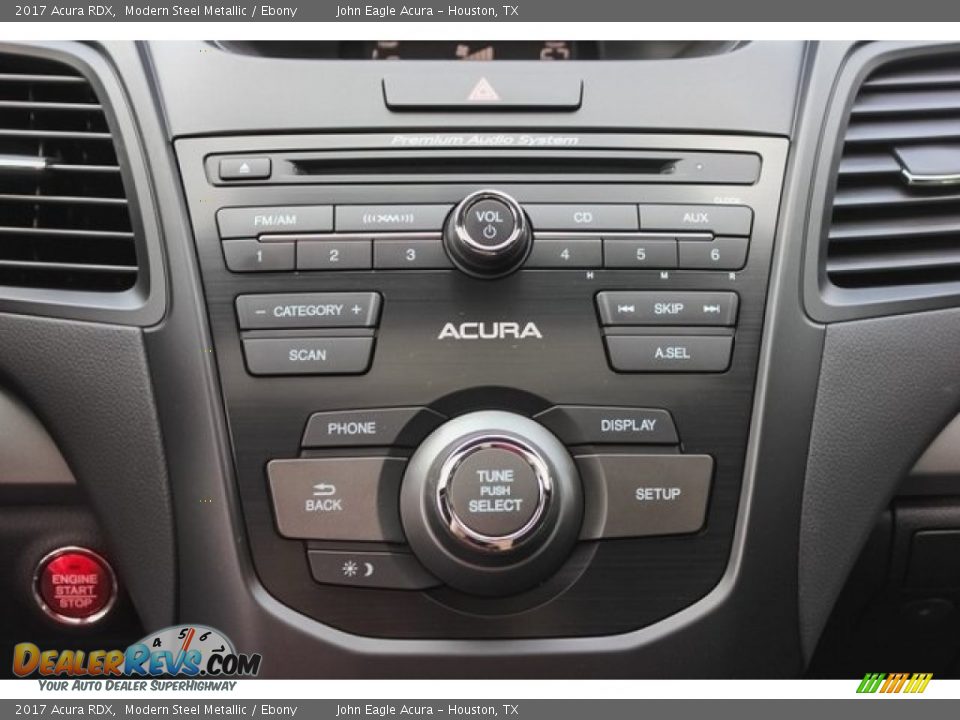 2017 Acura RDX Modern Steel Metallic / Ebony Photo #31
