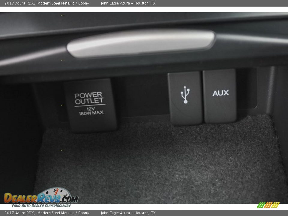 2017 Acura RDX Modern Steel Metallic / Ebony Photo #34