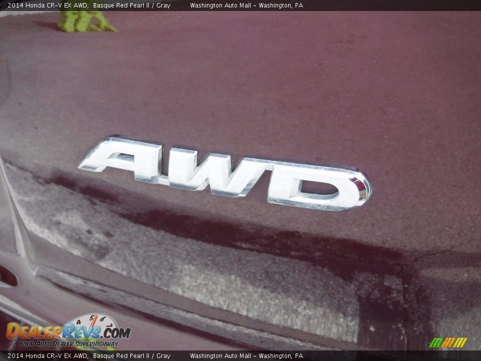2014 Honda CR-V EX AWD Basque Red Pearl II / Gray Photo #11