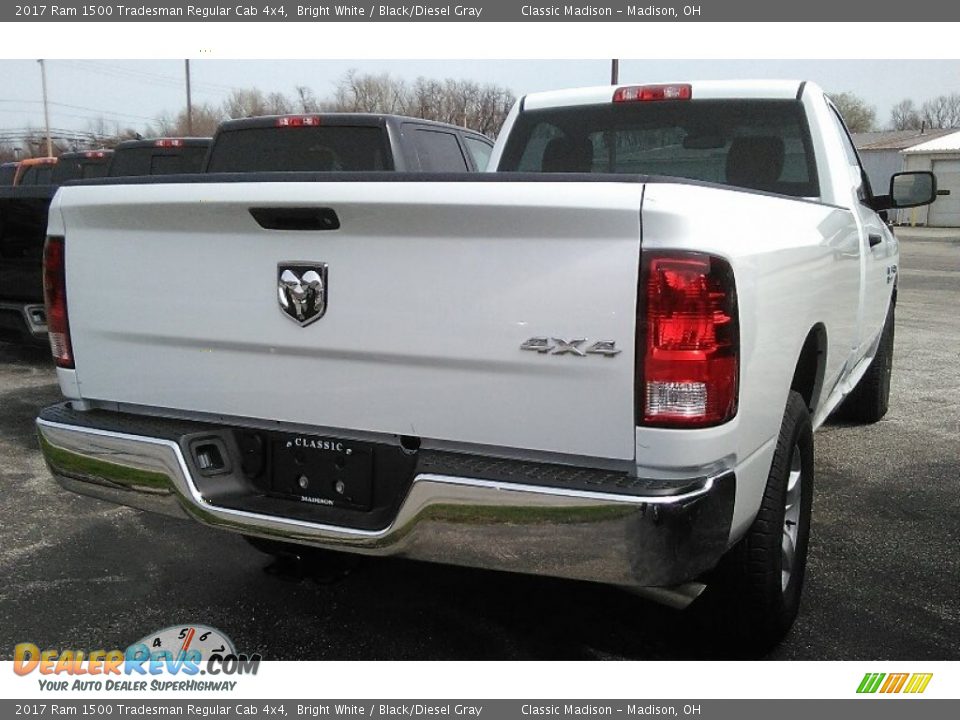 2017 Ram 1500 Tradesman Regular Cab 4x4 Bright White / Black/Diesel Gray Photo #2
