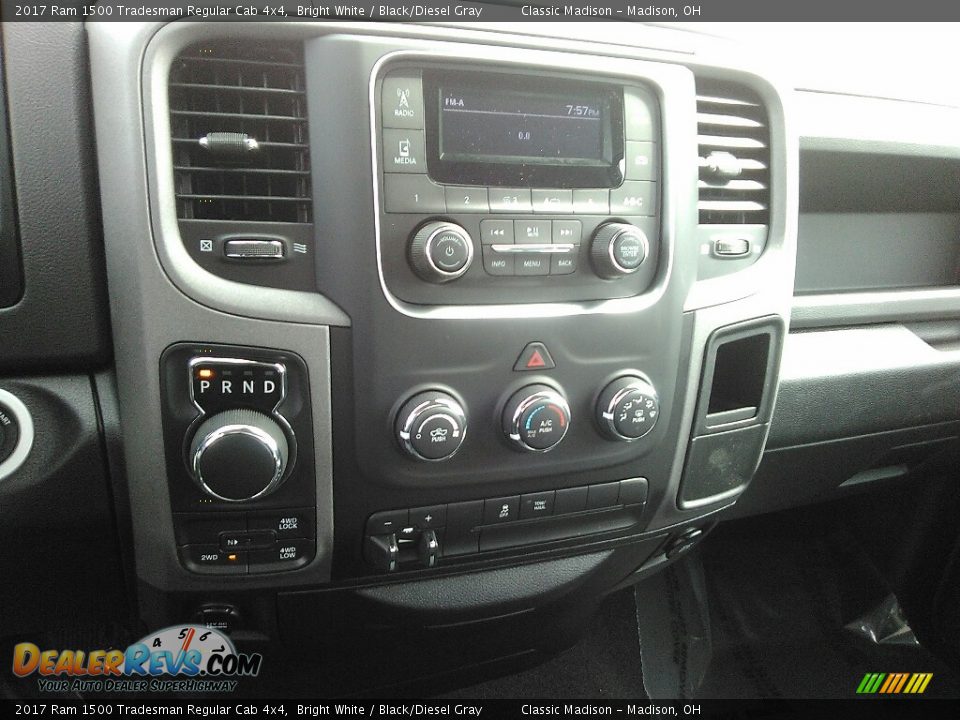 2017 Ram 1500 Tradesman Regular Cab 4x4 Bright White / Black/Diesel Gray Photo #6