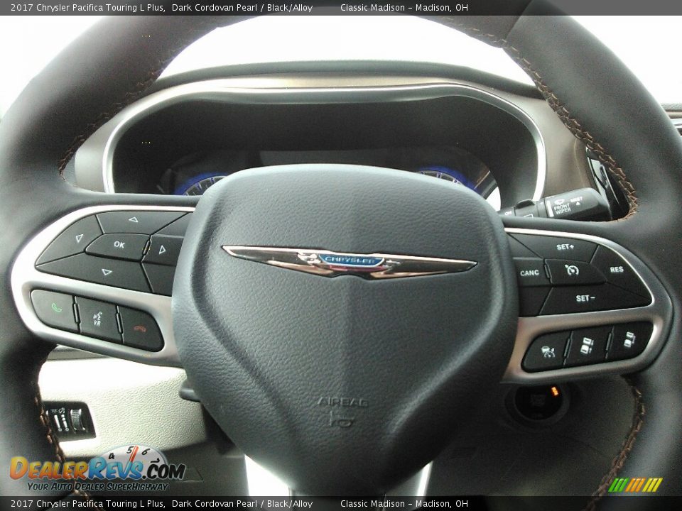 2017 Chrysler Pacifica Touring L Plus Dark Cordovan Pearl / Black/Alloy Photo #3