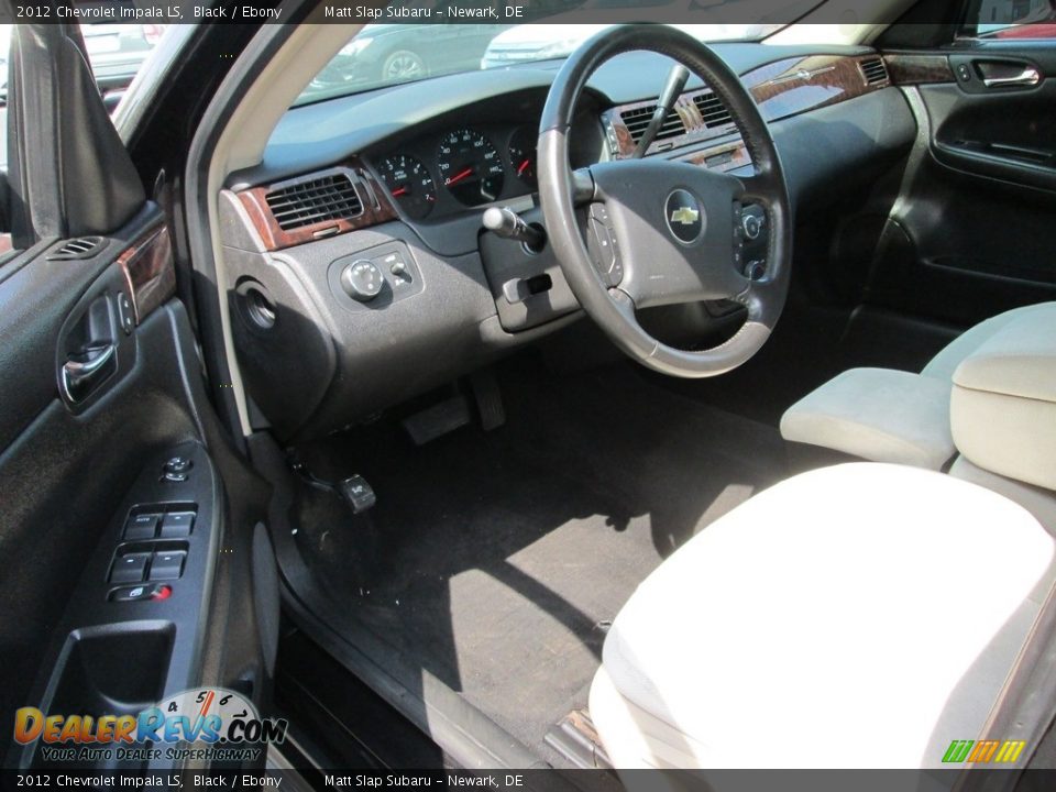 2012 Chevrolet Impala LS Black / Ebony Photo #10