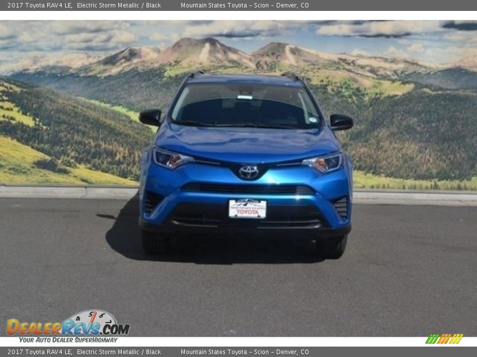 2017 Toyota RAV4 LE Electric Storm Metallic / Black Photo #2