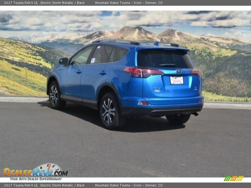 2017 Toyota RAV4 LE Electric Storm Metallic / Black Photo #3