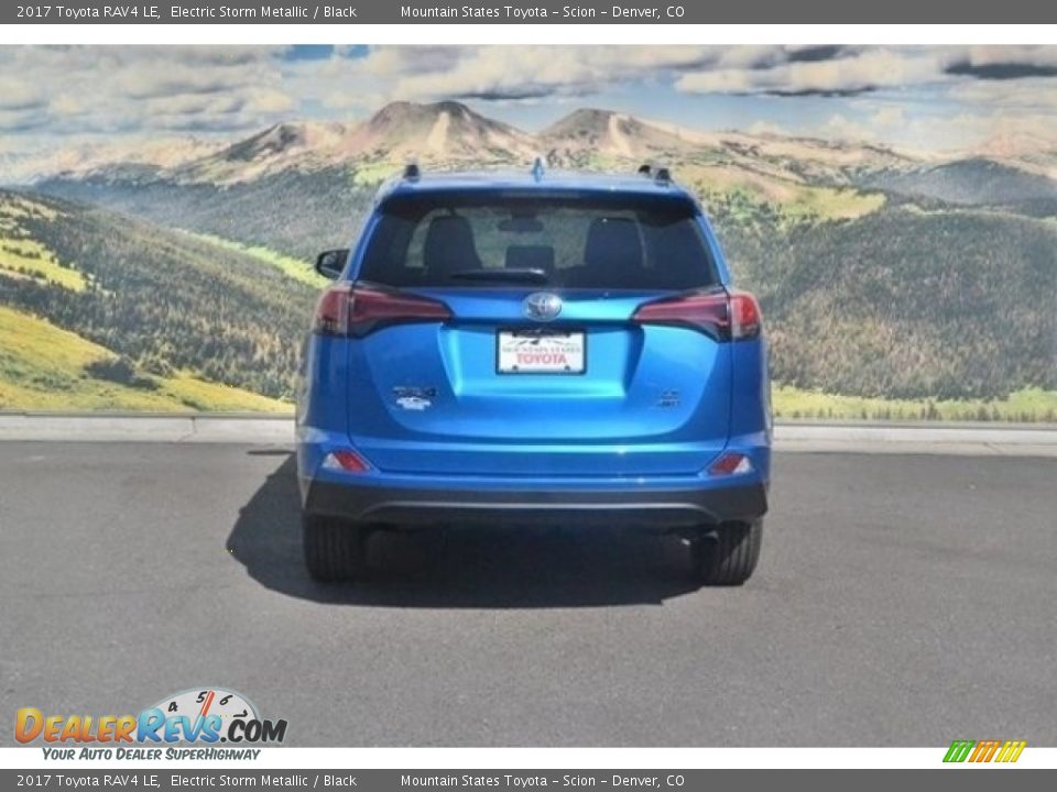 2017 Toyota RAV4 LE Electric Storm Metallic / Black Photo #4