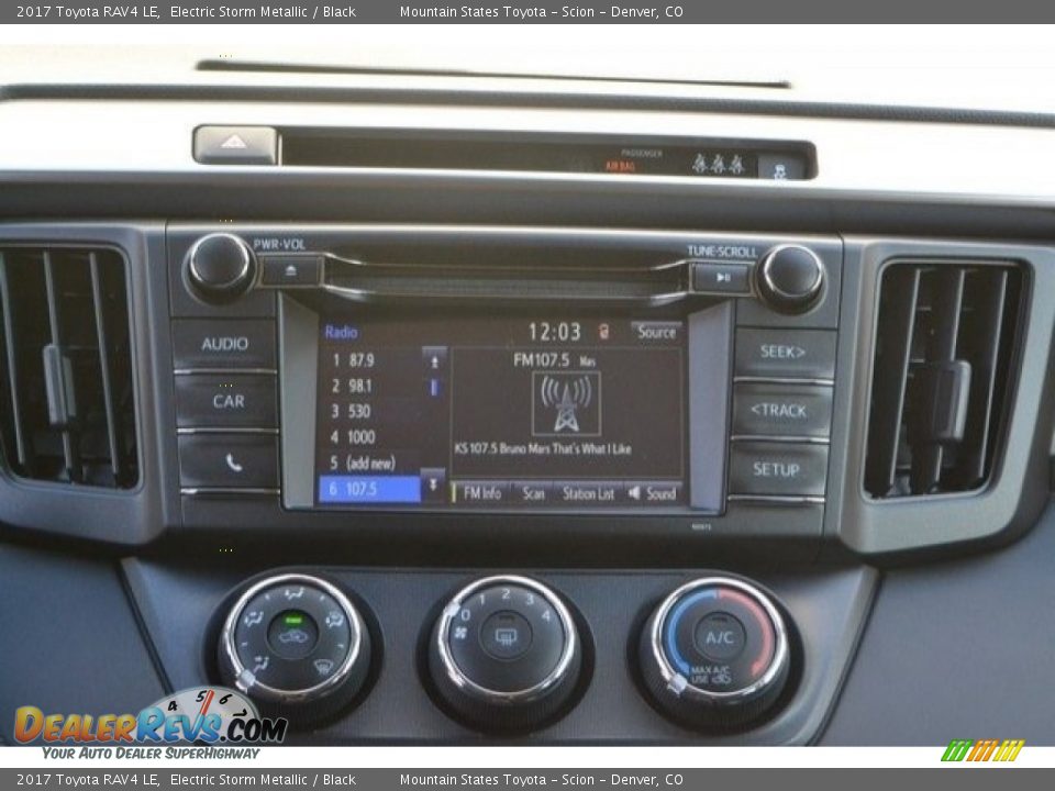 2017 Toyota RAV4 LE Electric Storm Metallic / Black Photo #6