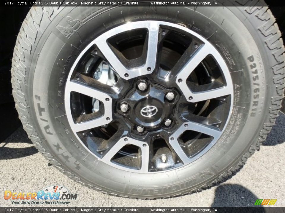 2017 Toyota Tundra SR5 Double Cab 4x4 Magnetic Gray Metallic / Graphite Photo #3