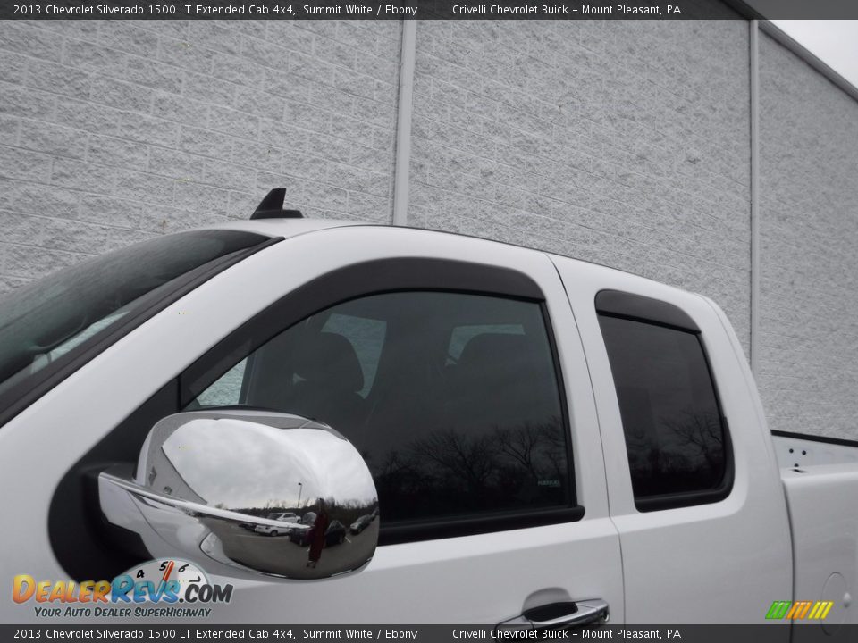 2013 Chevrolet Silverado 1500 LT Extended Cab 4x4 Summit White / Ebony Photo #4