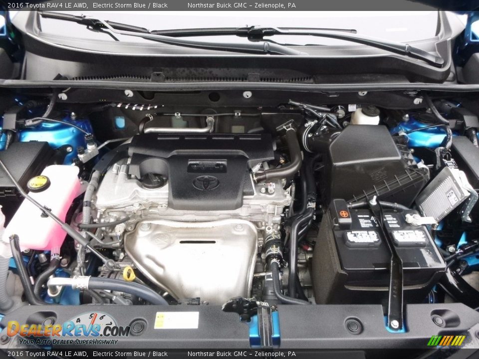 2016 Toyota RAV4 LE AWD Electric Storm Blue / Black Photo #2