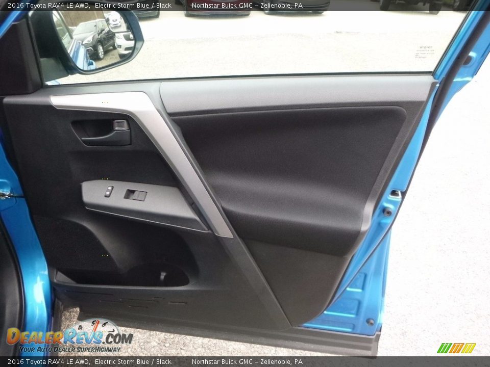 2016 Toyota RAV4 LE AWD Electric Storm Blue / Black Photo #7