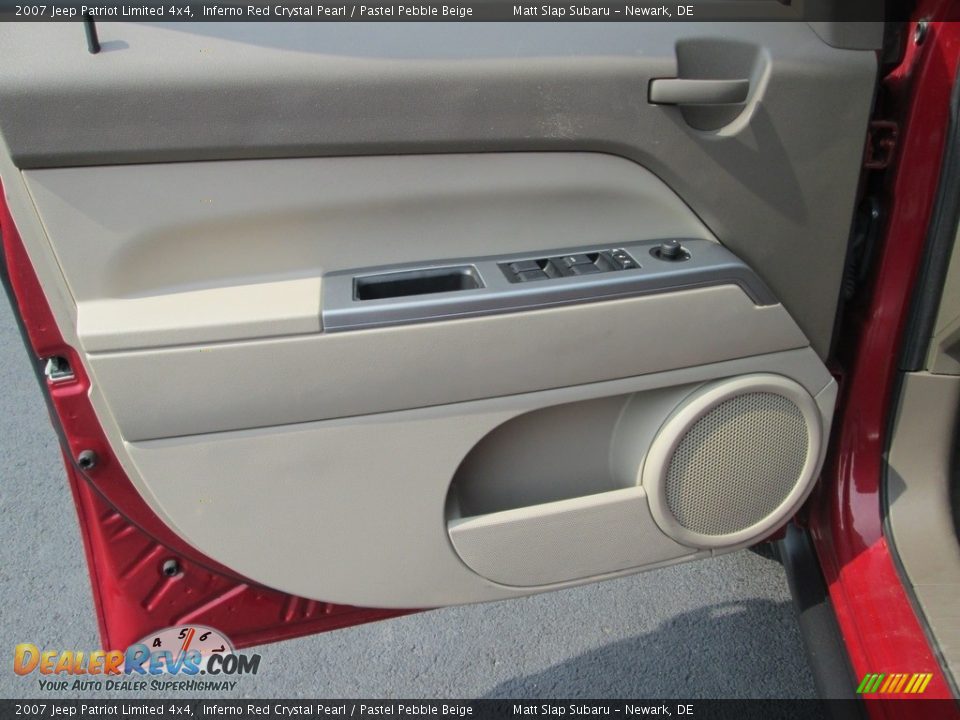 2007 Jeep Patriot Limited 4x4 Inferno Red Crystal Pearl / Pastel Pebble Beige Photo #13