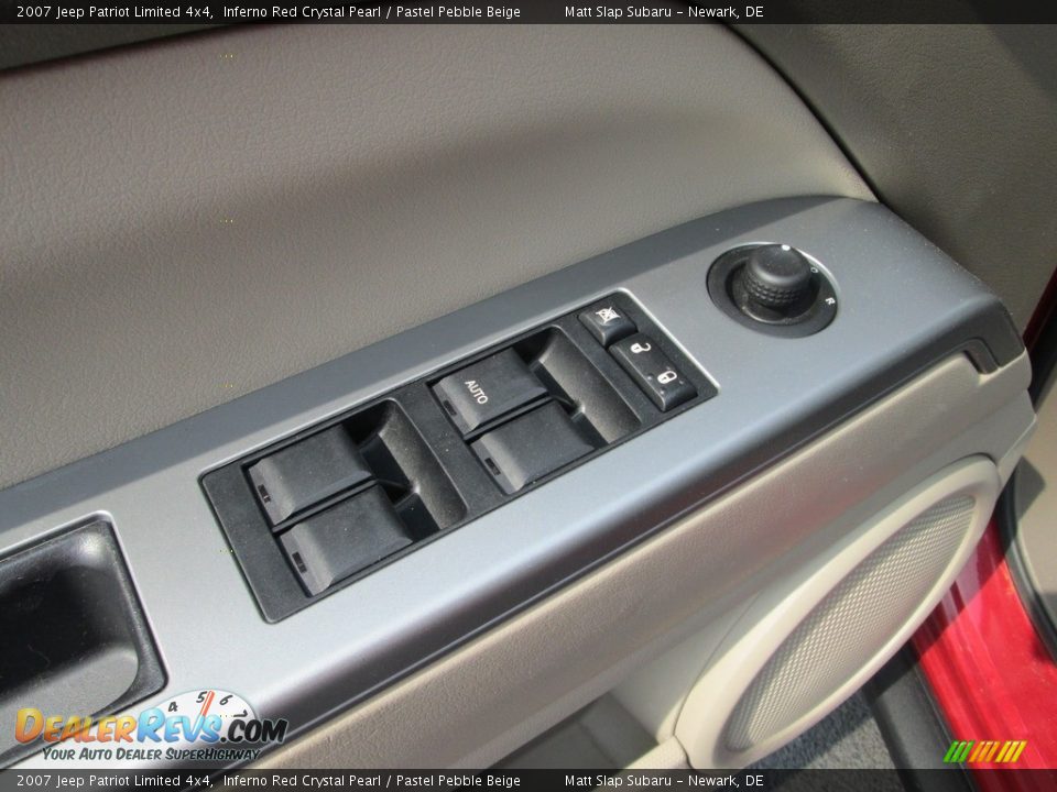 2007 Jeep Patriot Limited 4x4 Inferno Red Crystal Pearl / Pastel Pebble Beige Photo #14