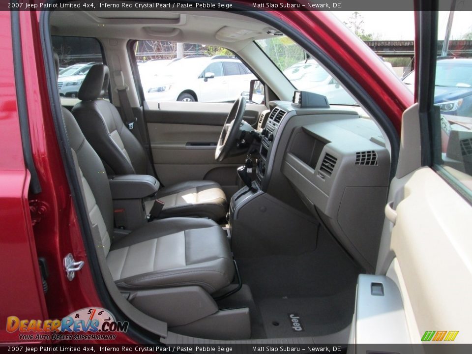 2007 Jeep Patriot Limited 4x4 Inferno Red Crystal Pearl / Pastel Pebble Beige Photo #17