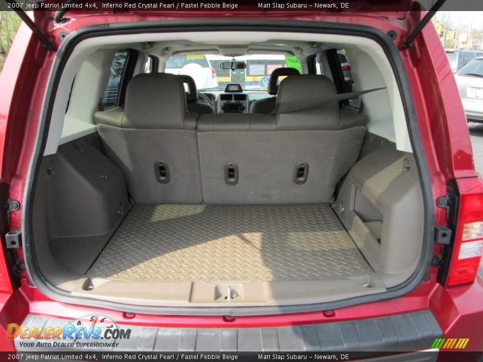 2007 Jeep Patriot Limited 4x4 Inferno Red Crystal Pearl / Pastel Pebble Beige Photo #19