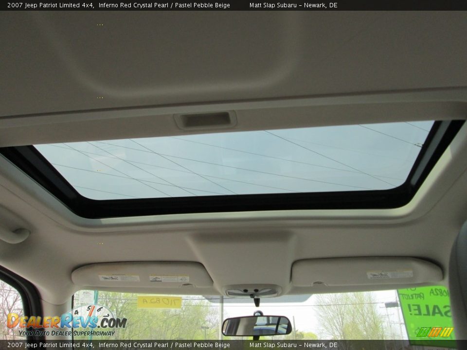 2007 Jeep Patriot Limited 4x4 Inferno Red Crystal Pearl / Pastel Pebble Beige Photo #20
