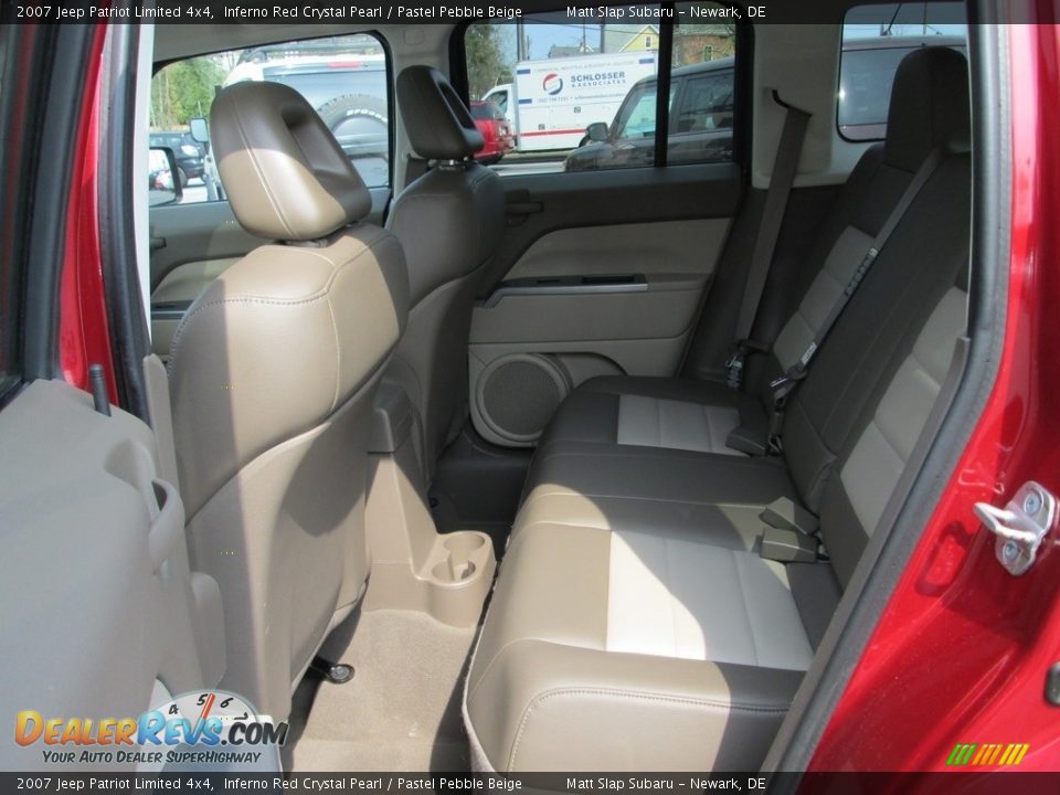 2007 Jeep Patriot Limited 4x4 Inferno Red Crystal Pearl / Pastel Pebble Beige Photo #21