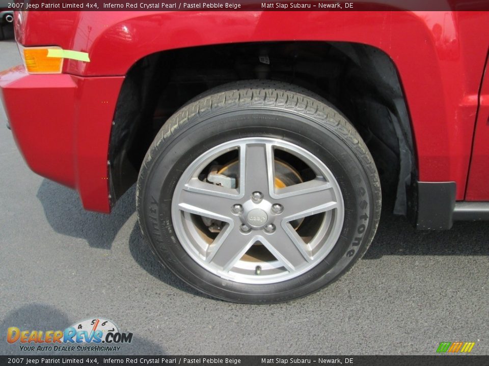 2007 Jeep Patriot Limited 4x4 Inferno Red Crystal Pearl / Pastel Pebble Beige Photo #22