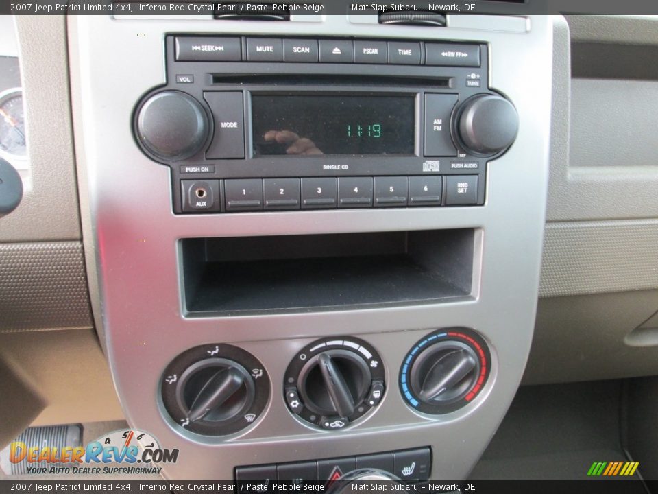 2007 Jeep Patriot Limited 4x4 Inferno Red Crystal Pearl / Pastel Pebble Beige Photo #25