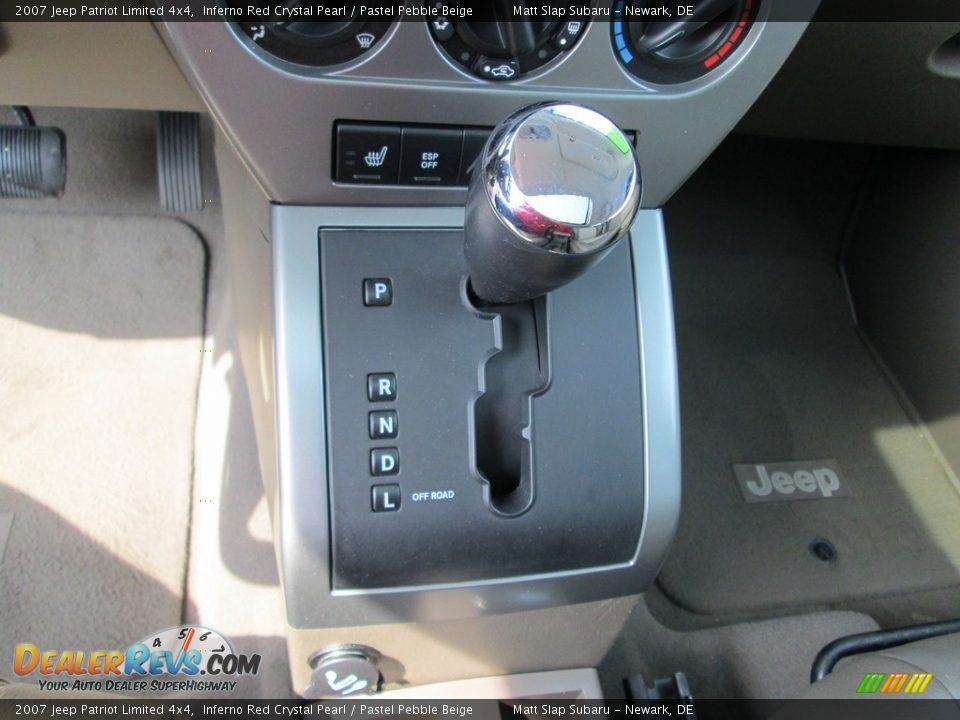 2007 Jeep Patriot Limited 4x4 Inferno Red Crystal Pearl / Pastel Pebble Beige Photo #27