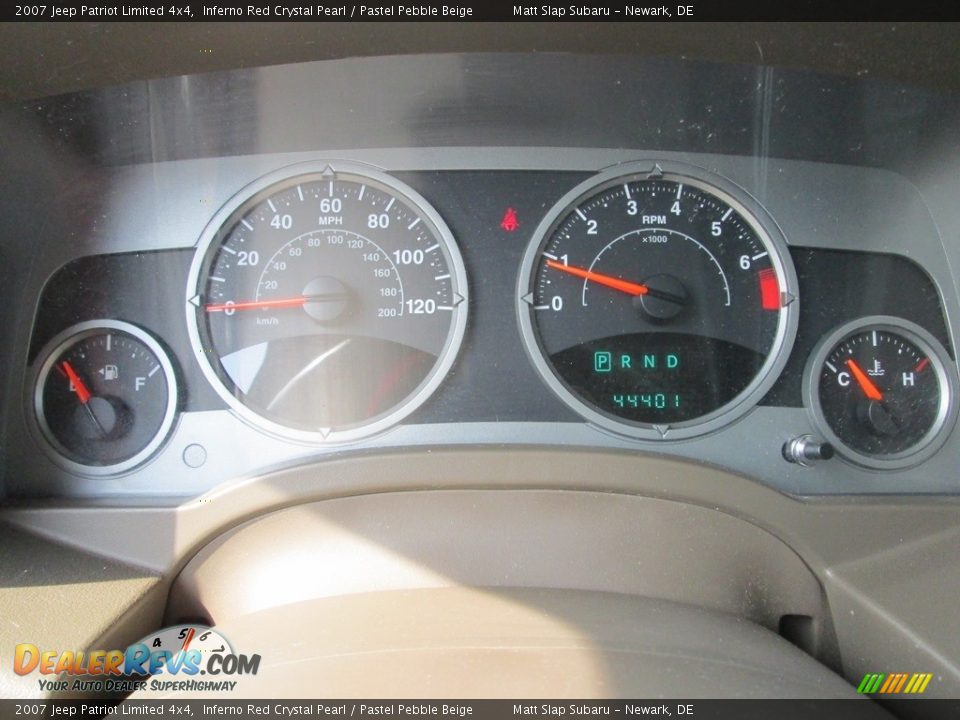 2007 Jeep Patriot Limited 4x4 Inferno Red Crystal Pearl / Pastel Pebble Beige Photo #29