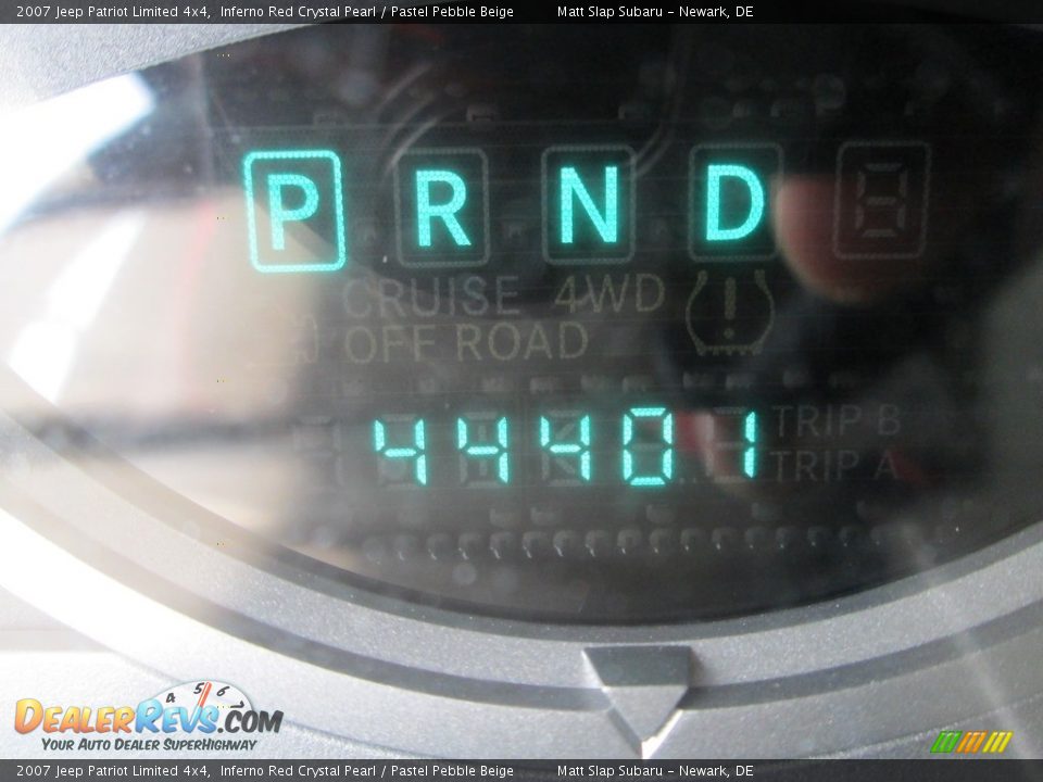 2007 Jeep Patriot Limited 4x4 Inferno Red Crystal Pearl / Pastel Pebble Beige Photo #30