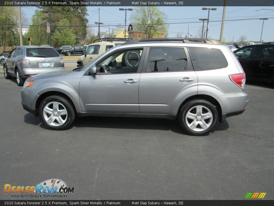 2010 Subaru Forester 2.5 X Premium Spark Silver Metallic / Platinum Photo #9
