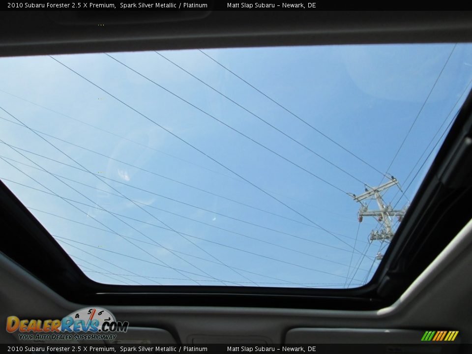 2010 Subaru Forester 2.5 X Premium Spark Silver Metallic / Platinum Photo #20
