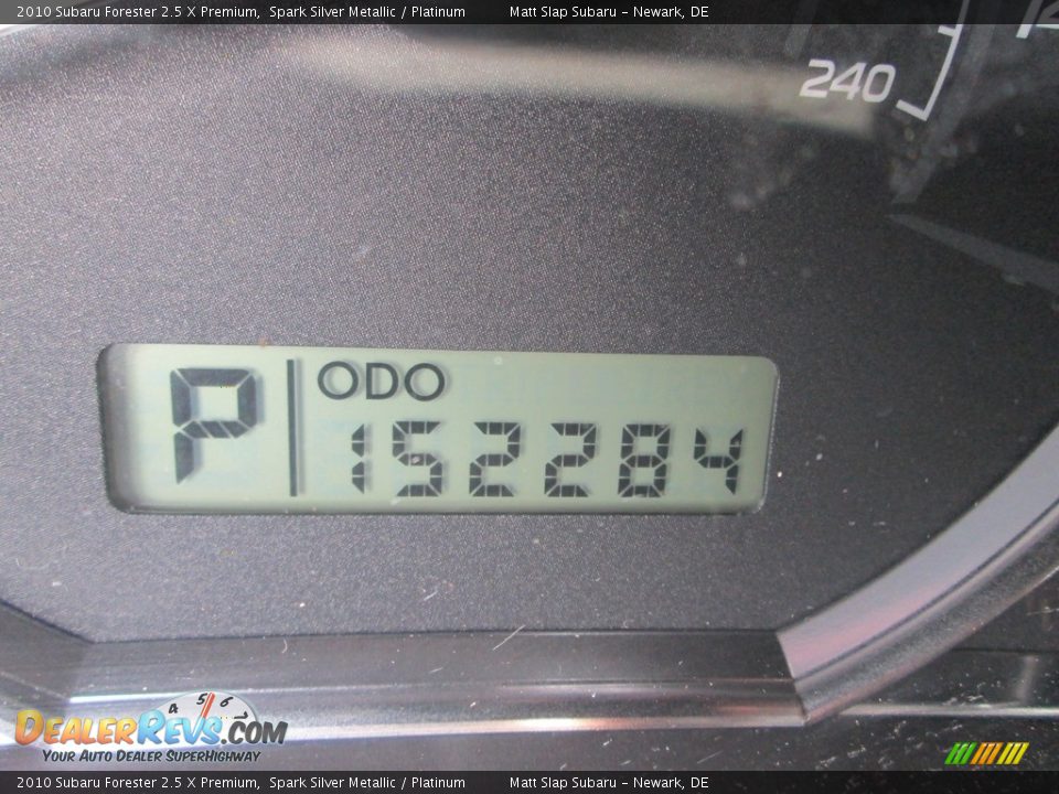 2010 Subaru Forester 2.5 X Premium Spark Silver Metallic / Platinum Photo #28