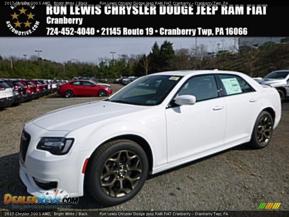 2017 Chrysler 300 S AWD Bright White / Black Photo #1