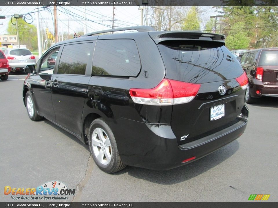 2011 Toyota Sienna LE Black / Bisque Photo #8