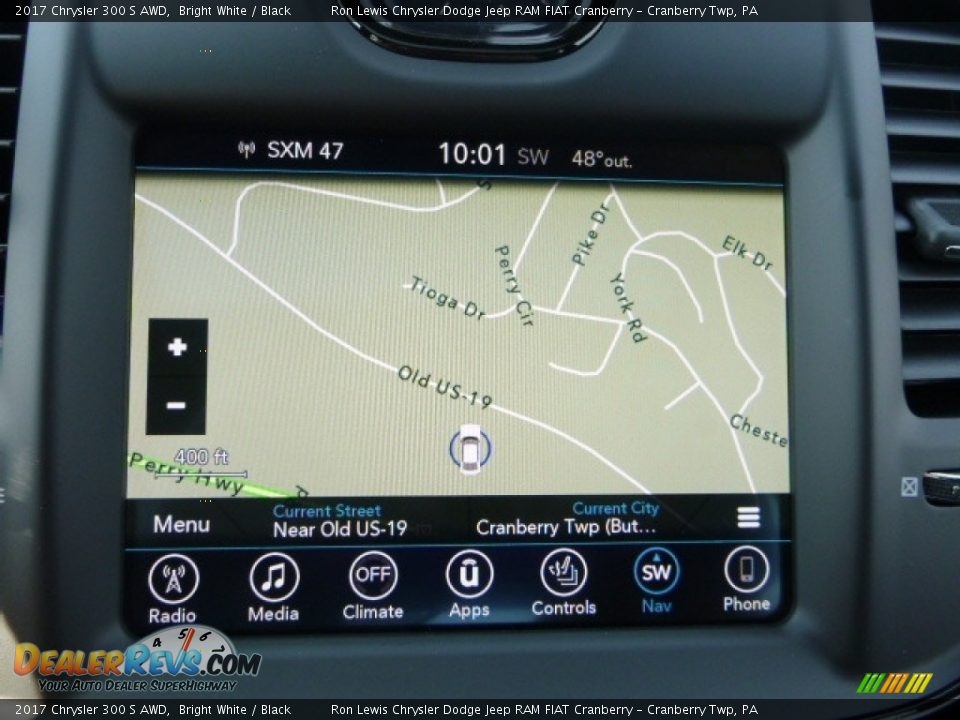 2017 Chrysler 300 S AWD Bright White / Black Photo #17