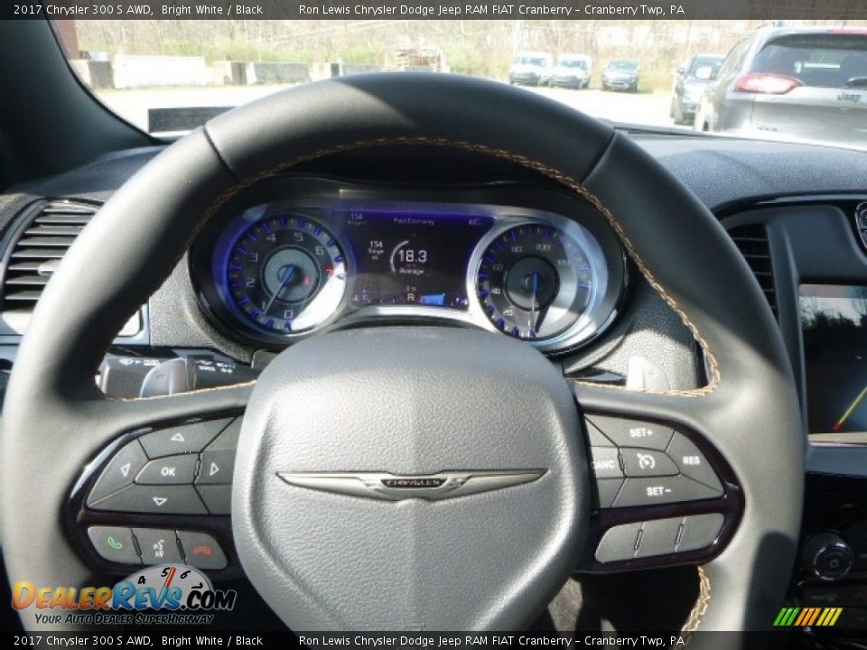 2017 Chrysler 300 S AWD Bright White / Black Photo #20