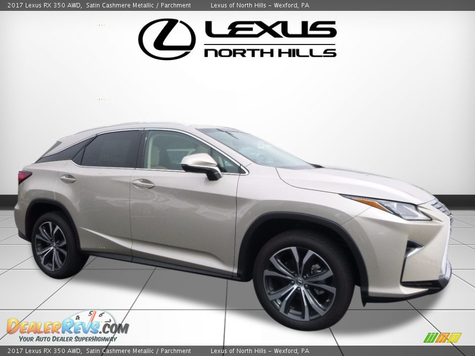 2017 Lexus RX 350 AWD Satin Cashmere Metallic / Parchment Photo #1