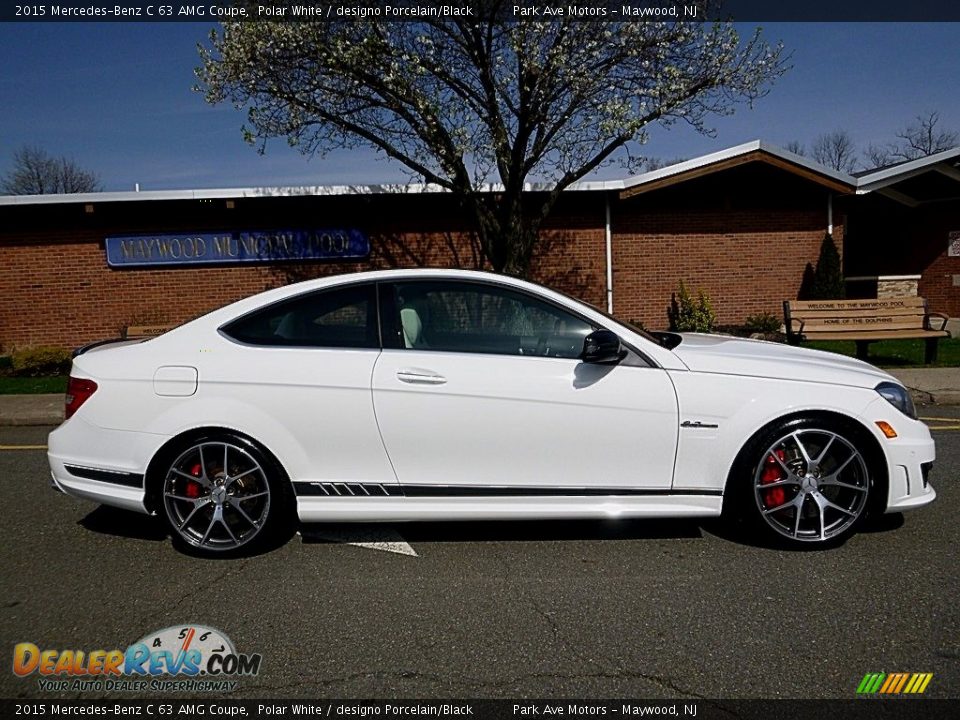 Polar White 2015 Mercedes-Benz C 63 AMG Coupe Photo #6