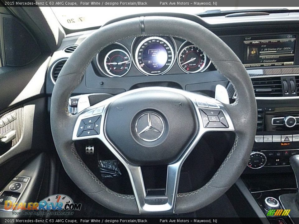 2015 Mercedes-Benz C 63 AMG Coupe Steering Wheel Photo #23