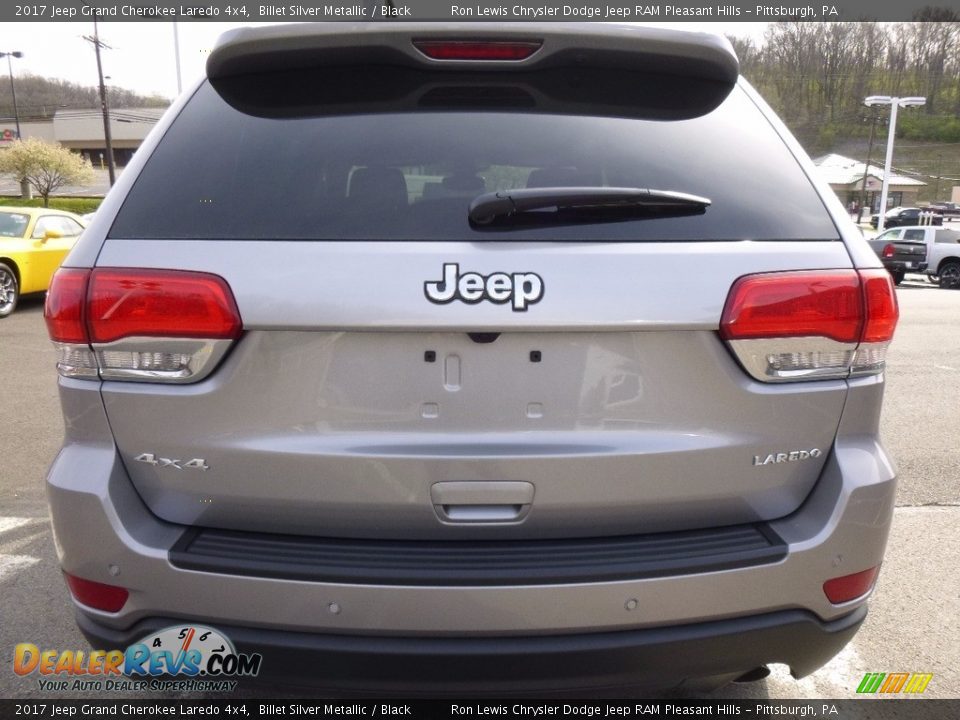 2017 Jeep Grand Cherokee Laredo 4x4 Billet Silver Metallic / Black Photo #4