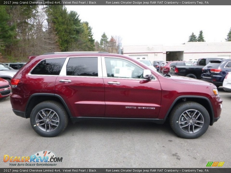 2017 Jeep Grand Cherokee Limited 4x4 Velvet Red Pearl / Black Photo #7