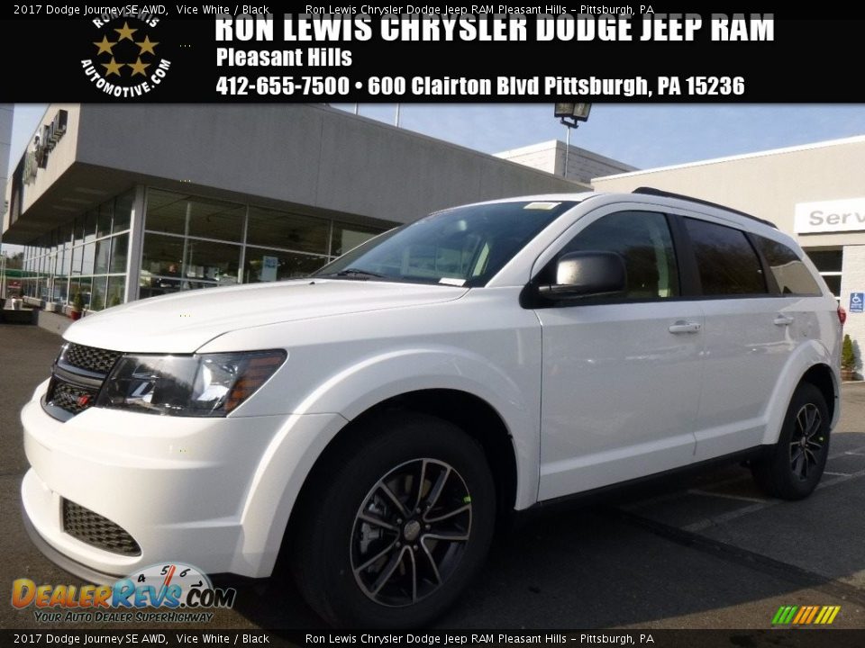 2017 Dodge Journey SE AWD Vice White / Black Photo #1