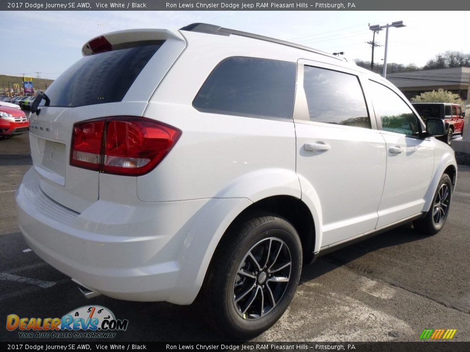 2017 Dodge Journey SE AWD Vice White / Black Photo #6