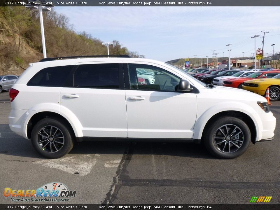 2017 Dodge Journey SE AWD Vice White / Black Photo #7