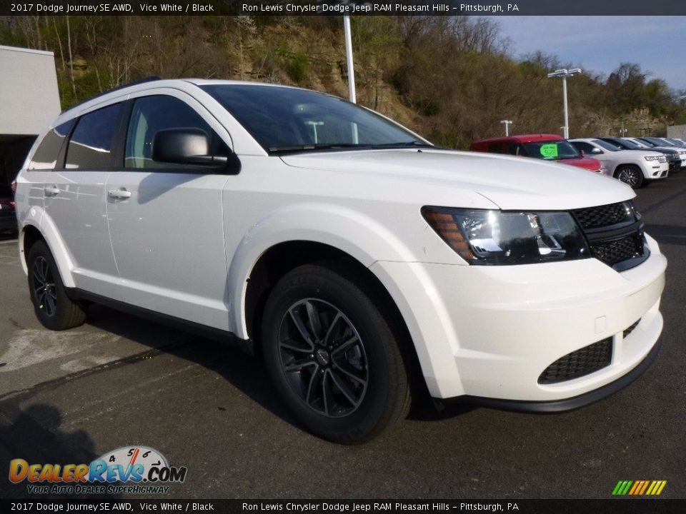 2017 Dodge Journey SE AWD Vice White / Black Photo #8