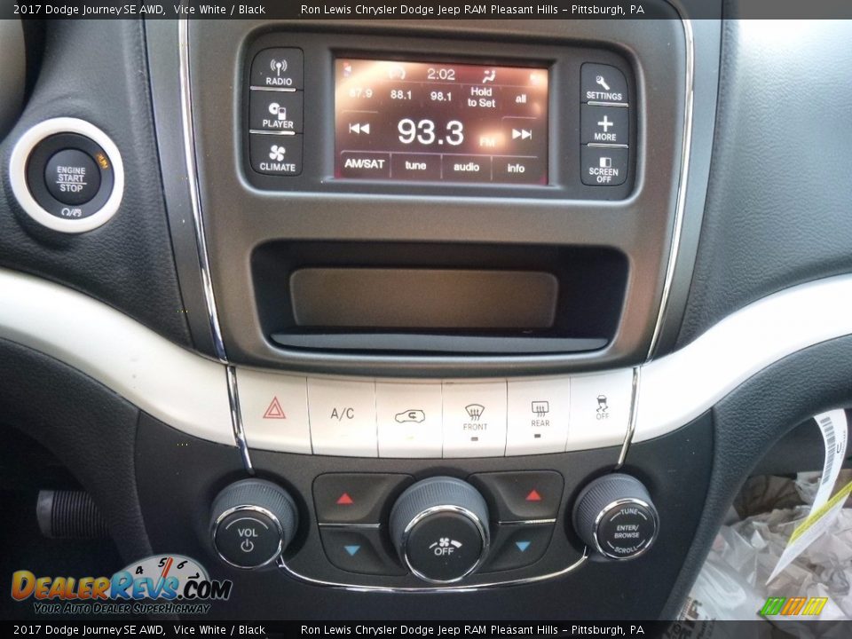 2017 Dodge Journey SE AWD Vice White / Black Photo #20
