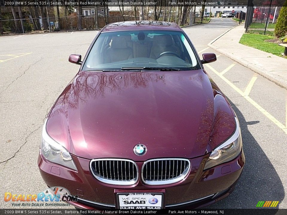 2009 BMW 5 Series 535xi Sedan Barbera Red Metallic / Natural Brown Dakota Leather Photo #8