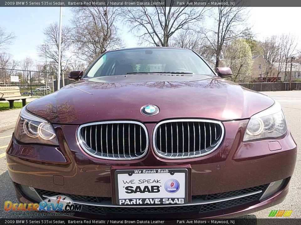 2009 BMW 5 Series 535xi Sedan Barbera Red Metallic / Natural Brown Dakota Leather Photo #9
