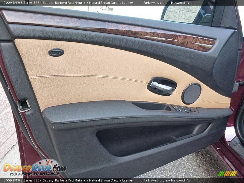 2009 BMW 5 Series 535xi Sedan Barbera Red Metallic / Natural Brown Dakota Leather Photo #10