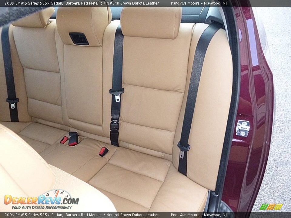 2009 BMW 5 Series 535xi Sedan Barbera Red Metallic / Natural Brown Dakota Leather Photo #15