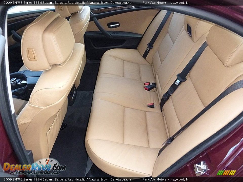 2009 BMW 5 Series 535xi Sedan Barbera Red Metallic / Natural Brown Dakota Leather Photo #16