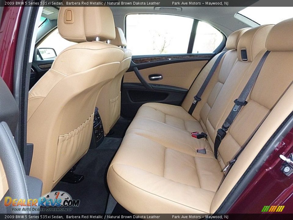 2009 BMW 5 Series 535xi Sedan Barbera Red Metallic / Natural Brown Dakota Leather Photo #17